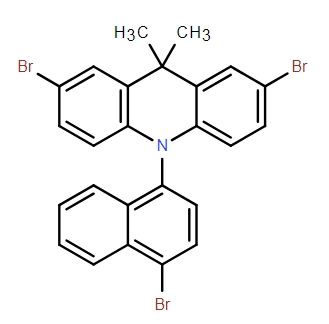 2,7-Dibromo-10-(4-bromonaphthalen-1-yl)-9,9-dimethyl-9,10-dihydroacridine