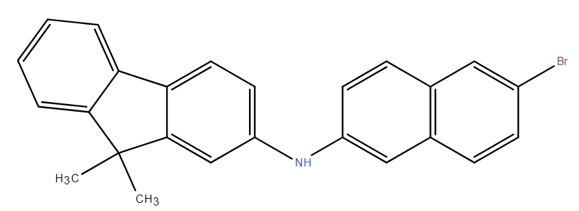 N-(6-bromonaphthalen-2-yl)-9,9-dimethylfluoren-2-amine