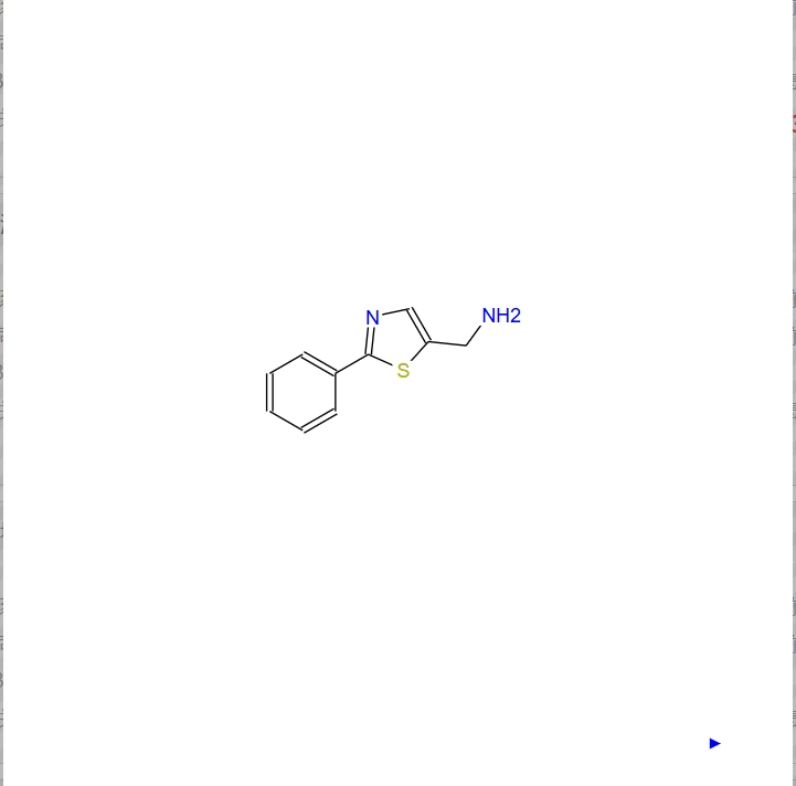 (2-苯基噻唑-5-基)甲胺 298705-56-3