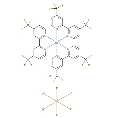142947-10-2；三[4,4'-二(三氟甲基)-2,2'-联吡啶]钌(II)二(六氟磷酸)盐；Tris[(4,4'-bis(trifluoromethyl)-2,2'-bipyridine] Ruthenium(II) hexafluorophosphate