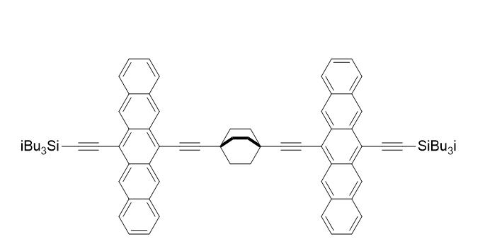 1,4-bis((13-((triisobutylsilyl)ethynyl)pentacen-6-yl)ethynyl)bicyclo[2.2.2]octane