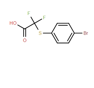 2-[(4-bromophenyl)sulfanyl]-2,2-difluoroacetic acid