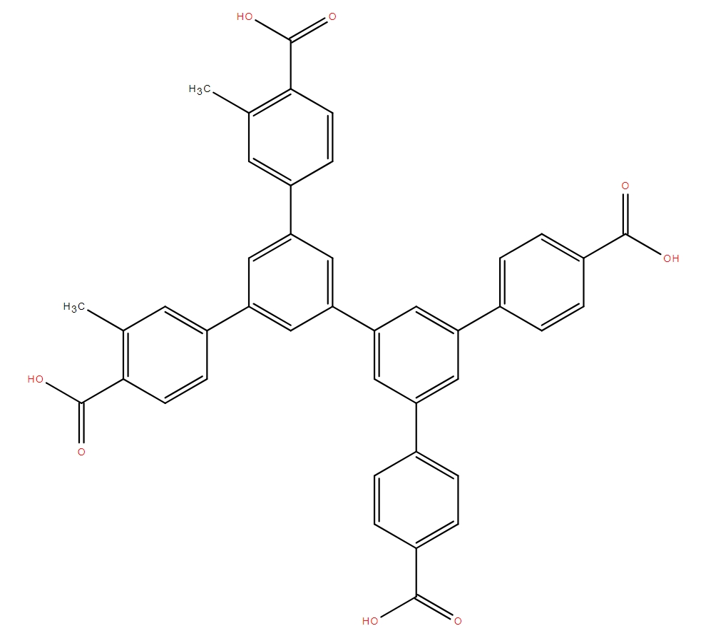 5'-(4-羧基-3-甲基苯基-5''-(4-羧基苯基)-3-甲基-[1,1':3',1'':3'',1'''-四联苯]-4,4'''-二羧酸
