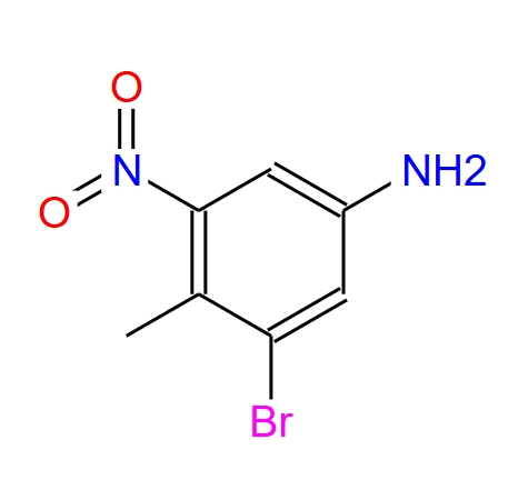 3-溴-4-甲基-5-硝基苯胺 62827-39-8