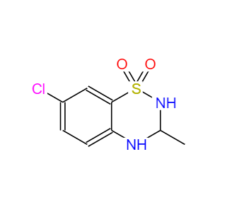 7-氯-3-甲基-3,4-二氢-2H-1,2,4-苯并噻二嗪 1,1-二氧化物 22503-72-6