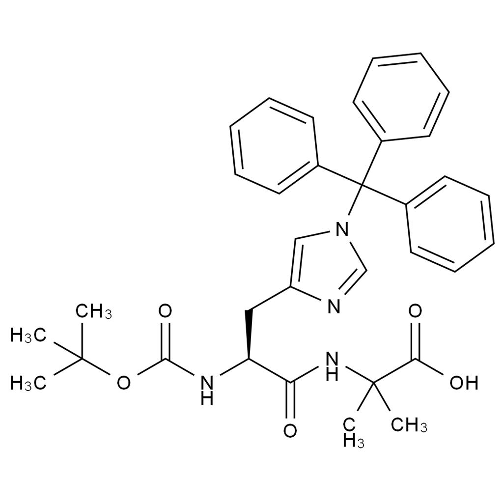 CATO_Boc-L-组氨酸(Trt)-2-甲基丙氨酸_2061897-68-3_97%