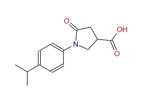 1-(4-异丙基)苄基-5-氧代吡咯啉-3-甲酸 63674-51-1