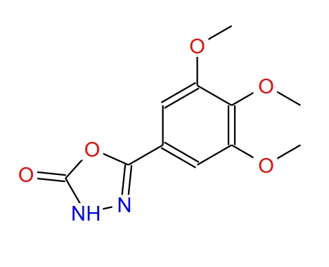 5-(3,4,5-三甲氧基苯基)-1,3,4-恶二唑-2-醇 63698-53-3