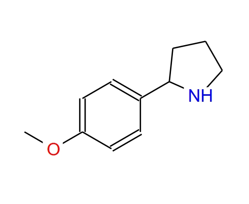 2-(4-甲氧苯基)-吡咯烷 74190-66-2
