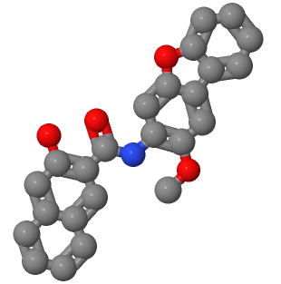 3-羟基-N-(2-甲氧基-3-二苯并呋喃基)-2-萘甲酰胺；2672-81-3