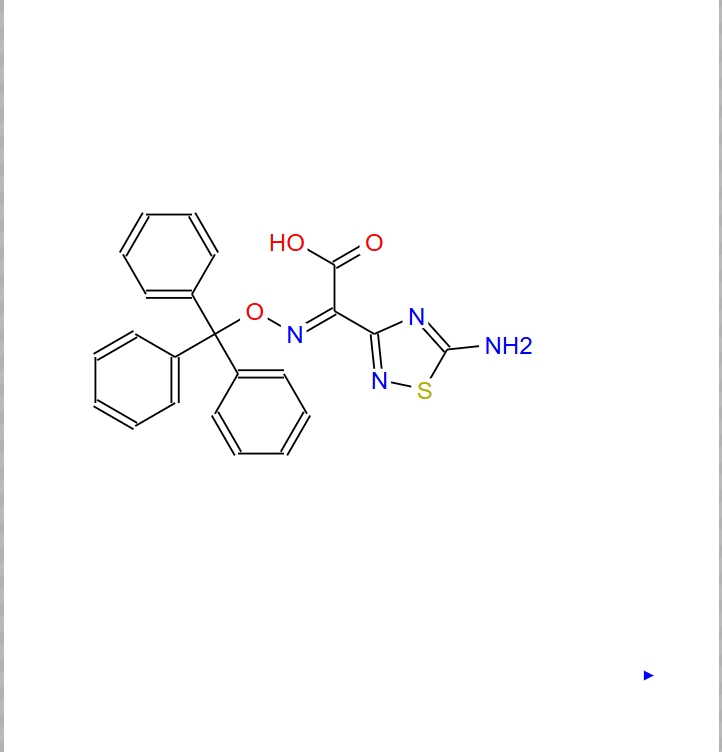 (Z)-2-(5-氨基-1,2,4-噻二唑-3-基)-2-三苯甲基氧基亚氨基乙酸 76029-89-5