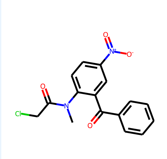 N-（2-苯甲酰基-4-硝基苯基）-2-氯-N-甲基乙酰胺