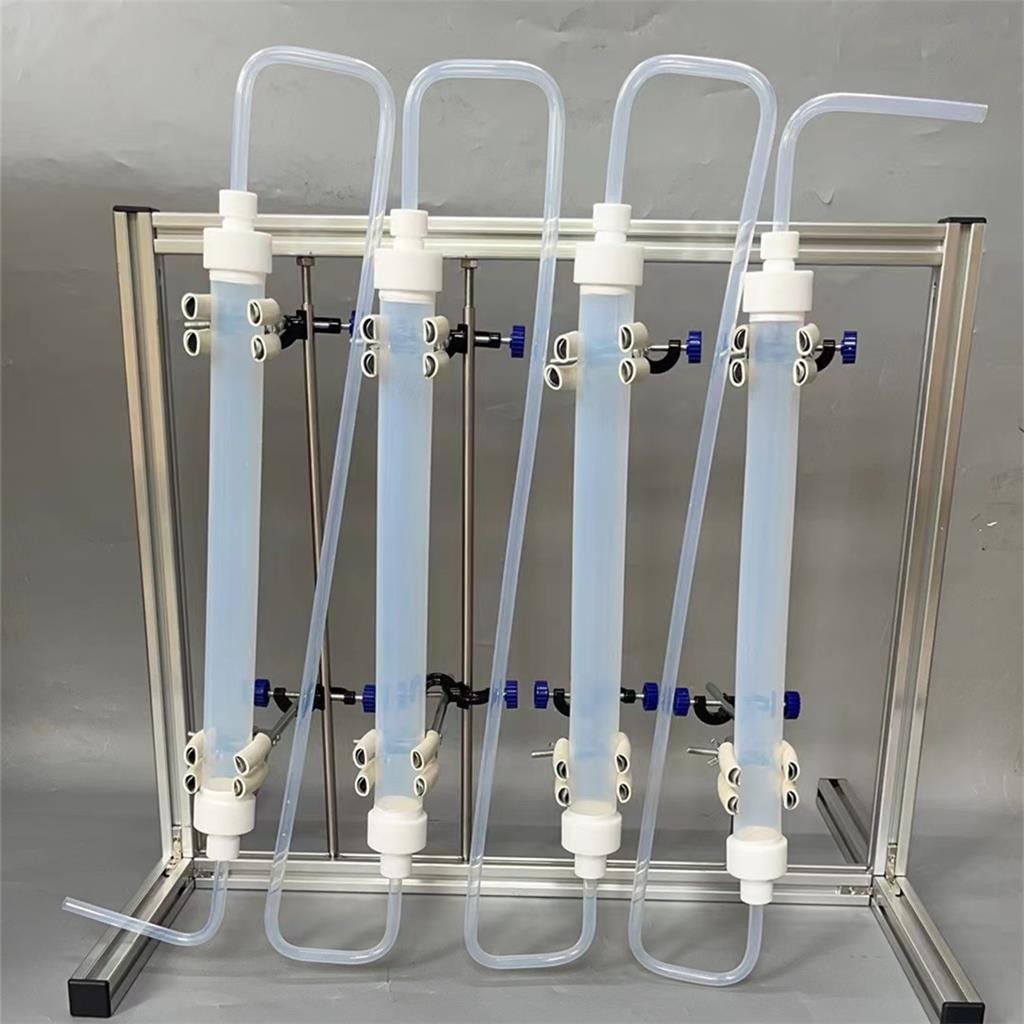 PFA过滤层析柱36*400mm带四氟筛板耐酸碱PFA离子交换柱