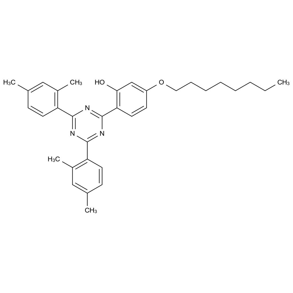 CATO_2-[4,6-双(2,4-二甲苯基)-1,3,5-三嗪-2-基]-5-(正辛基氧代)苯酚_2725-22-6_97%