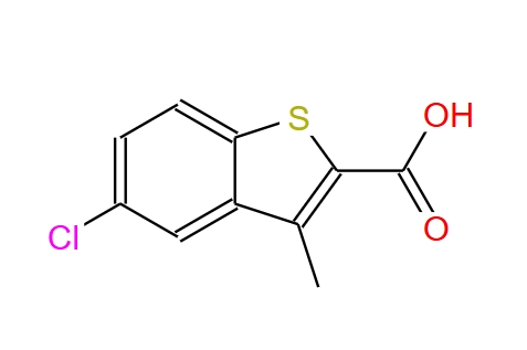 5-氯-3-甲基-1-苯并噻吩-2-甲酸 50451-84-8