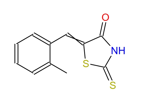 5-(2-甲基-苯亚甲基)-2-硫代-四氢噻唑-4-酮 50459-52-4