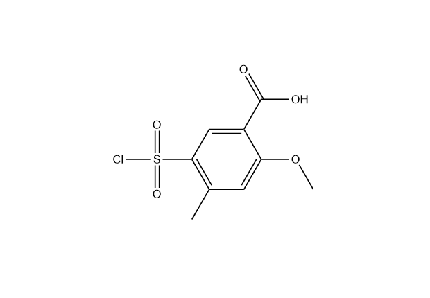 5-（氯磺酰基）-2-甲氧基-4-甲基苯甲酸 85591-40-8