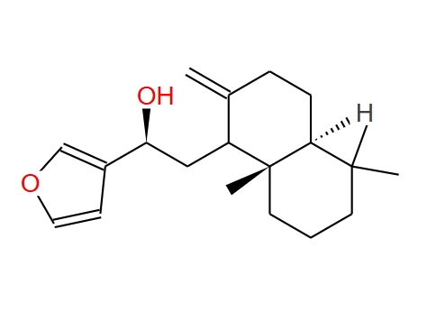 15,16-环氧-12R-羟基赖百当-8(17),13(16),14-三烯 61597-55-5