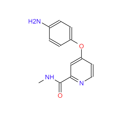 4-(4-氨基苯氧基-2-吡啶基)]-2-甲基甲酰胺 （同时也是瑞格菲尼中间体） 284462-37-9
