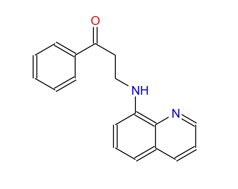 1-苯基-3-(8-喹啉基氨基)丙-1-酮 62365-94-0