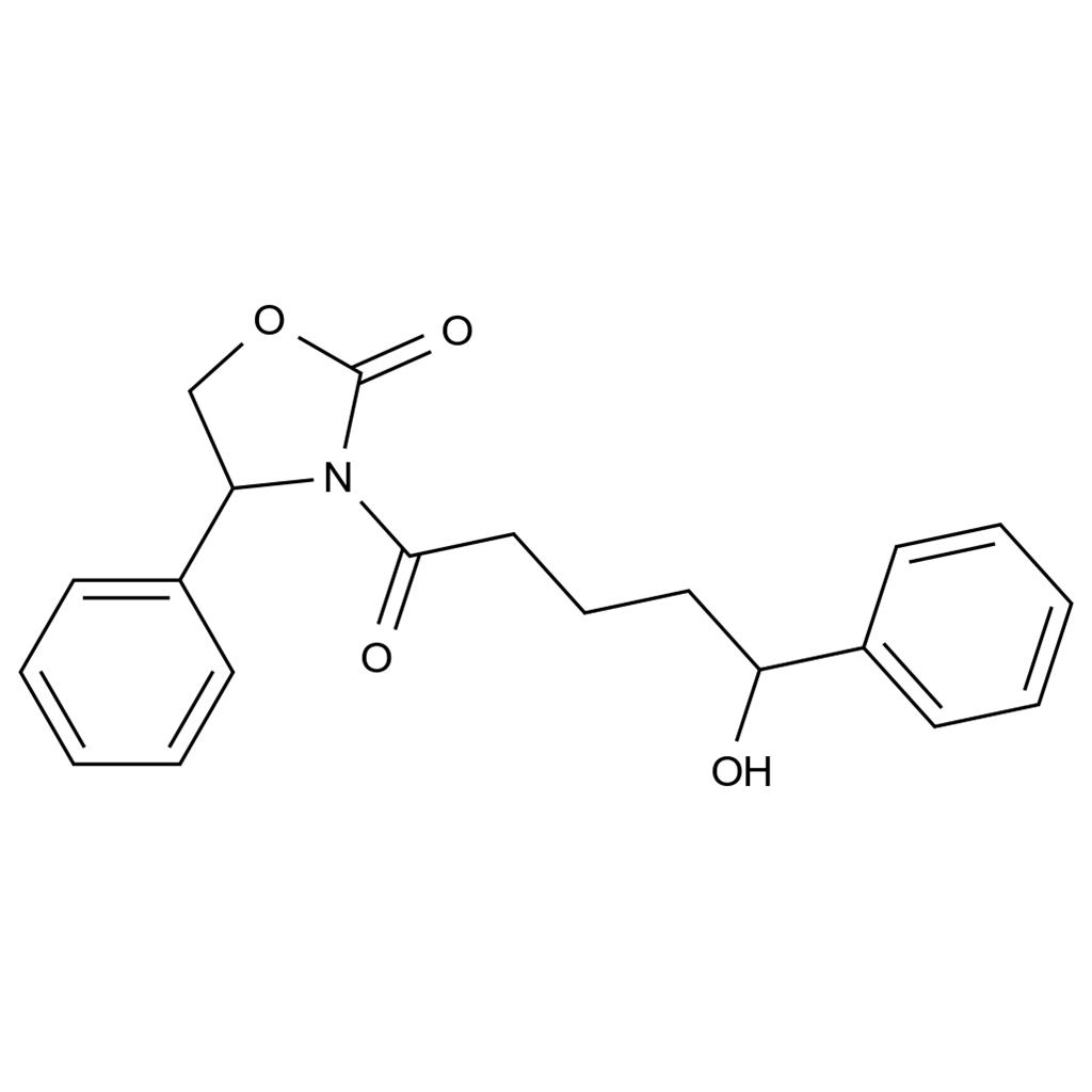 CATO_3-（5-羟基-5-苯基戊酰基）-4-苯基恶唑烷-2-酮_439113-84-5_97%