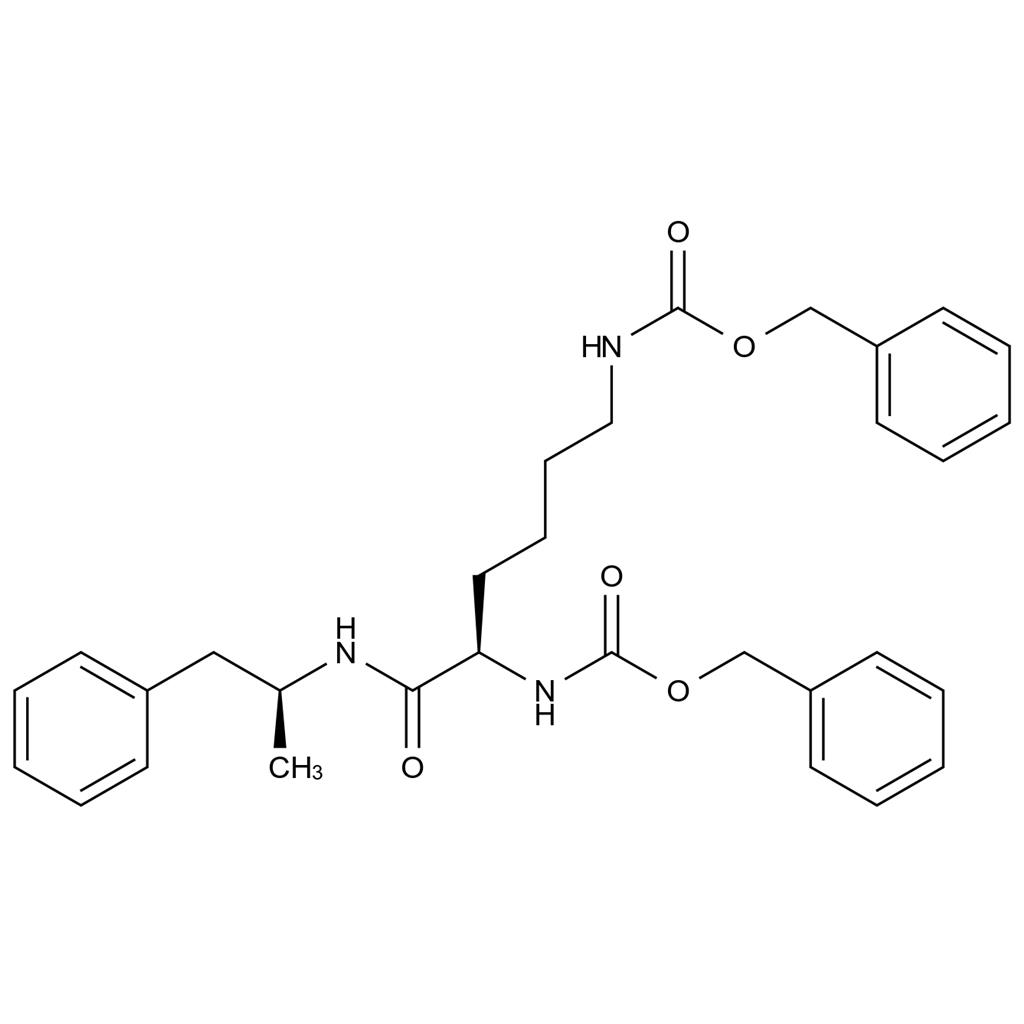 CATO_二苄基（（R）-6-氧代-6-（（（S）-1-苯基丙-2-基）氨基）己烷-1,5-二基）二氨基甲酸酯_5002-57-3_97%