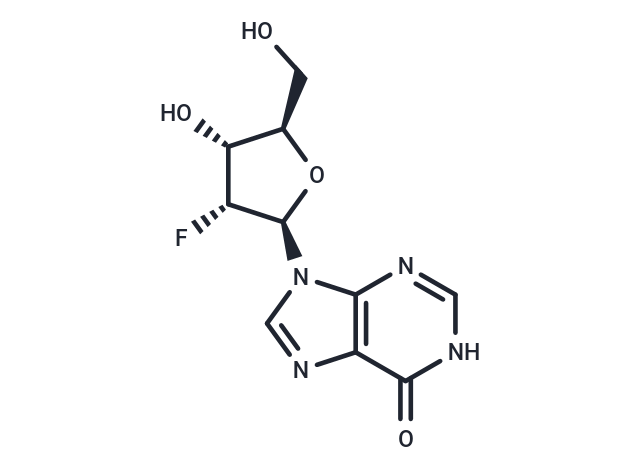 化合物 2’-Deoxy-2’-fluoroinosine|TNU1540|TargetMol