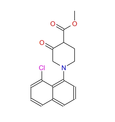 1-(8-氯萘-1-基)-3-氧代哌啶-4-羧酸甲酯 2898538-56-0