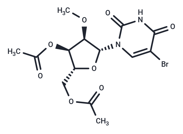 化合物 3’,5’-Di-O-acetyl-5-bromo-2’-O-methyluridine|TNU0697|TargetMol