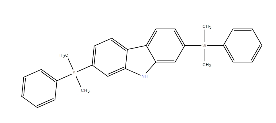 2,7-Bis(dimethylphenylsilyl)-9H-carbazole