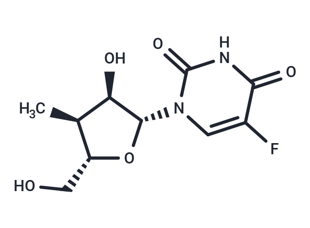 化合物 3’-Deoxy-3’-a-C-methyl-5-fluorouridine|TNU0221|TargetMol