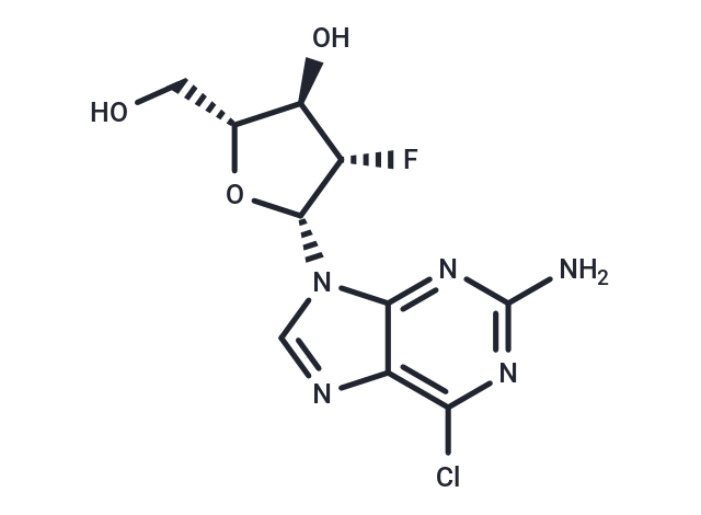 化合物 2-Amino-6-chloropurine -9-beta-D-(2’-deoxy-2’-fluoro)-arabinoriboside|TNU0082|TargetMol