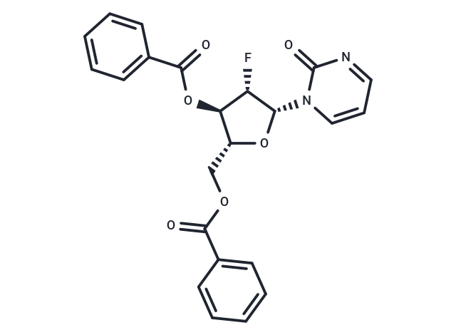 化合物 3’,5’-Bis-O-benzoyl-2’-Deoxy-2’-fluoro-4-deoxy-arabinouridine|TNU0919|TargetMol