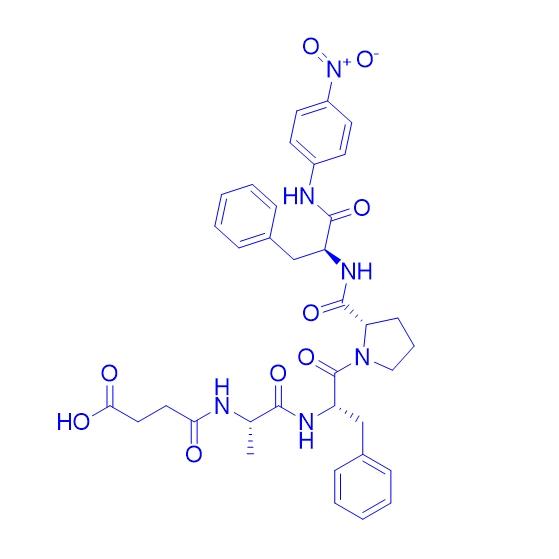 Suc-Ala-Phe-Pro-Phe-pNA 128802-73-3.png Suc-Ala-Phe-Pro-Phe-pNA 128802-73-3.png