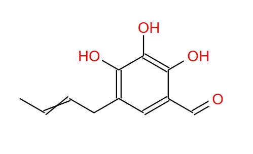 5-(2-丁烯基)-2,3,4-三羟基苯甲醛 94008-46-5