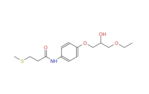N-[4-(2-羟基-3-乙氧基)丙氧基]苯基-3-甲硫基丙酰胺 94057-02-0