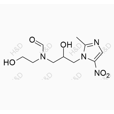 N-(2-hydroxy-3-(2-methyl-5-nitro-1H-imidazol-1-yl)propyl)-N-(2-hydroxyethyl)formamide	吗啉硝唑杂质30