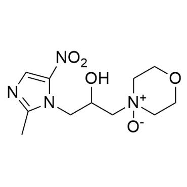 4-(2-Hydroxy-3-(2-methyl-5-nitroimidazol-1-yl)propyl)morpholine-4-oxide;	4-(2-羟基-3-(2-甲基-5-硝基咪唑-1-基)丙基)吗啉-4-氧化物
