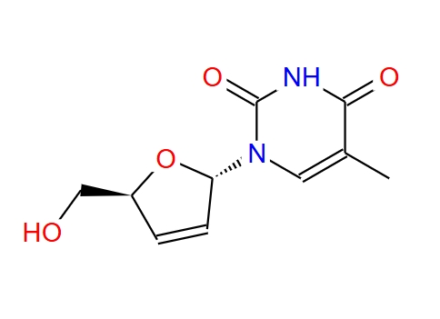 1-(2,3-二脱氧-a-D-甘油基-戊-2-烯呋喃基)胸腺嘧啶 84414-90-4