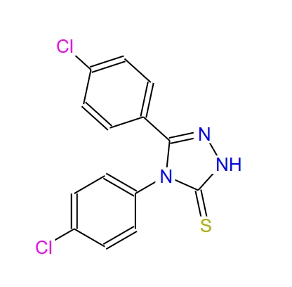 双(4-氯苯基)-4H-1,2,4-三唑-3-硫醇 31405-28-4