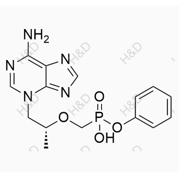 替诺福韦艾拉酚胺杂质5	phenyl hydrogen ((((R)-1-(6-amino-3H-purin-3-yl)propan-2-yl)oxy)methyl)phosphonate