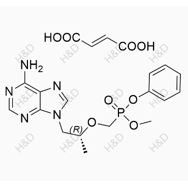 替诺福韦艾拉酚胺杂质33	methyl phenyl ((((R)-1-(6-amino-9H-purin-9-yl)propan-2-yl)oxy)methyl)phosphonate fumarate