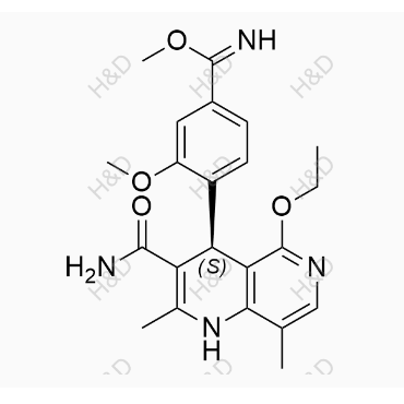 非奈利酮杂质62	(S)-methyl 4-(3-carbamoyl-5-ethoxy-2,8-dimethyl-1,4-dihydro-1,6-naphthyridin-4-yl)-3-methoxybenzimidate