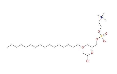 Β-乙酰基-Γ-O-十六烷基-L-Α-卵磷脂 74389-68-7