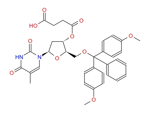 5-O-(4,4-二甲氧基三苯基甲基)-胸苷-3-o-丁二酸 74405-40-6