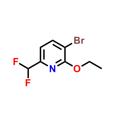 3-溴-6-(二氟甲基)-2-乙氧基吡啶