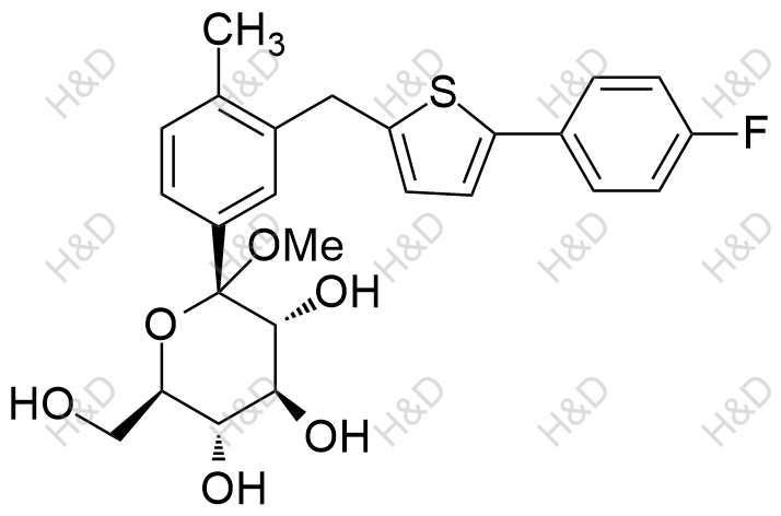 Canagliflozin Impurity 15	卡格列净杂质15	1358581-37-9