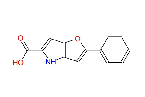2-苯基-4H-呋喃并〔3,2-b]吡咯-5-羧酸 86345-44-0