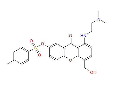 1-[(2-二甲氨基)乙基氨基]-4-(羟甲基)-7-[(4-甲基苯基)磺酰氧基]-9H-氧杂蒽-9-酮 86456-22-6