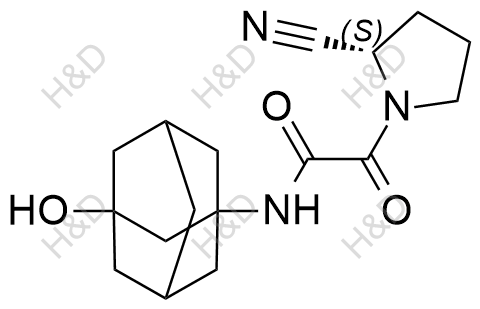 2-((S)-2-cyanopyrrolidin-1-yl)-N-(3-hydroxyadamantan-1-yl)-2-oxoacetamide	维格列汀氧化杂质	
